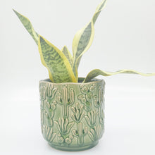 Load image into Gallery viewer, Green Cactus Planter
