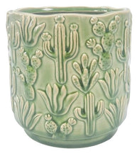 Load image into Gallery viewer, Green Cactus Planter
