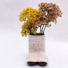 Load image into Gallery viewer, Pink Cowboy Boot Planter
