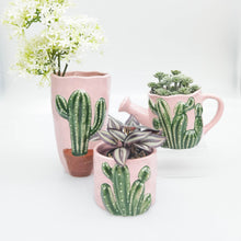 Load image into Gallery viewer, Pink Cactus Planter
