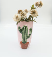 Load image into Gallery viewer, Pink Cactus Vase
