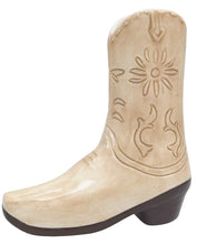 Load image into Gallery viewer, Tan Cowboy Boot Vase
