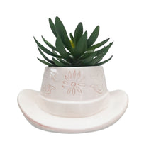 Load image into Gallery viewer, Pink Cowboy Hat Planter
