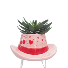 Load image into Gallery viewer, Cherry Cowboy Hat Planter
