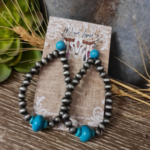 Turquoise Navajo Dangles