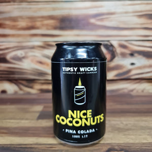 Tipsy Wicks CANdle "NICE COCONUTS" - Pina Colada