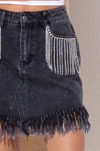 Let's Go Girls Skirt - Black