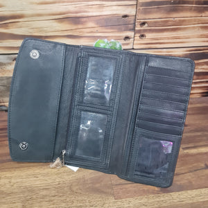 Leather & Hide Tri-Fold Wallet