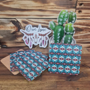Dixie Lane Aztec Coaster Set