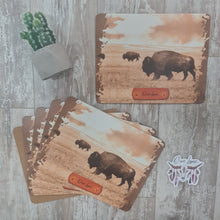 Load image into Gallery viewer, Dixie Lane Bison Placemat Set
