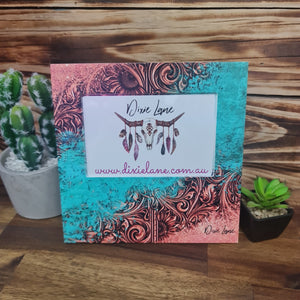 Dixie Lane Tooled Leather Photo Frame