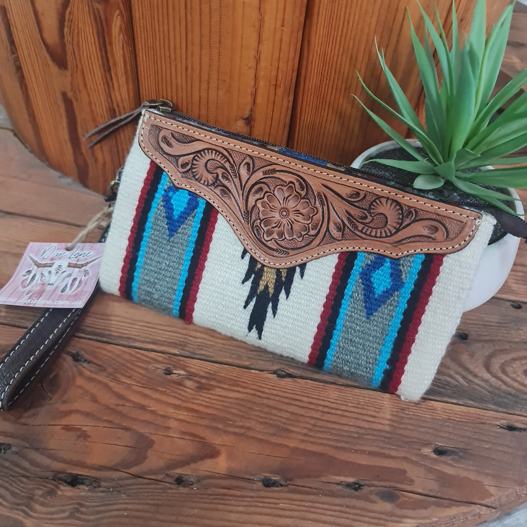 Saddle Blanket Clutch