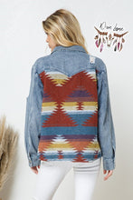 Load image into Gallery viewer, Nevada Denim Shacket - Rust

