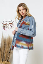 Load image into Gallery viewer, Nevada Denim Shacket - Rust
