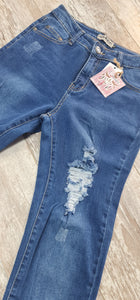 Wakee Denim - Distressed Skinnies