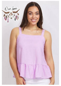 Eden Frill Top - Lilac
