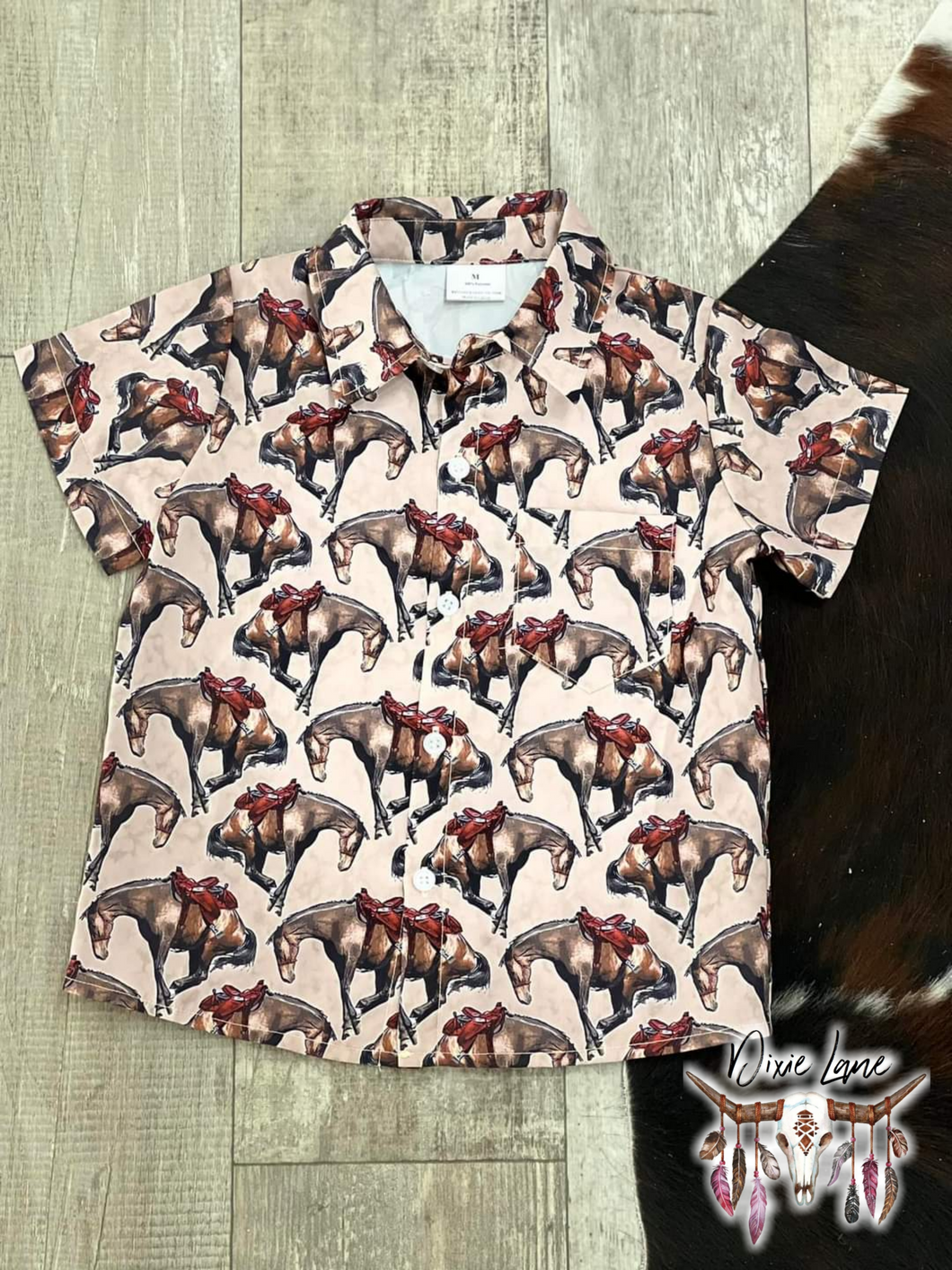Wild Ride Boys Button-Up Shirt