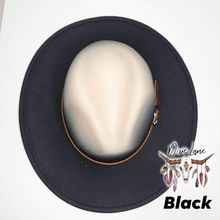 Load image into Gallery viewer, Ombre Panama Hat - Black
