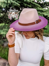 Load image into Gallery viewer, Ombre Panama Hat - Purple

