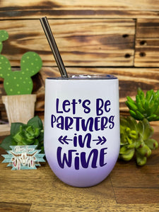 Wine Tumbler - Partners in Wine