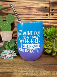 Wine Tumbler - Timeout