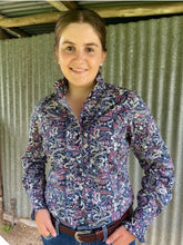 Load image into Gallery viewer, Remi - Long Sleeve Collared Ruffle Shirt
