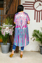 Load image into Gallery viewer, Vegas Sequin Duster - Pink/Blue
