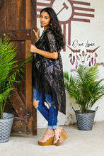 Load image into Gallery viewer, Vegas Sequin Duster - Black
