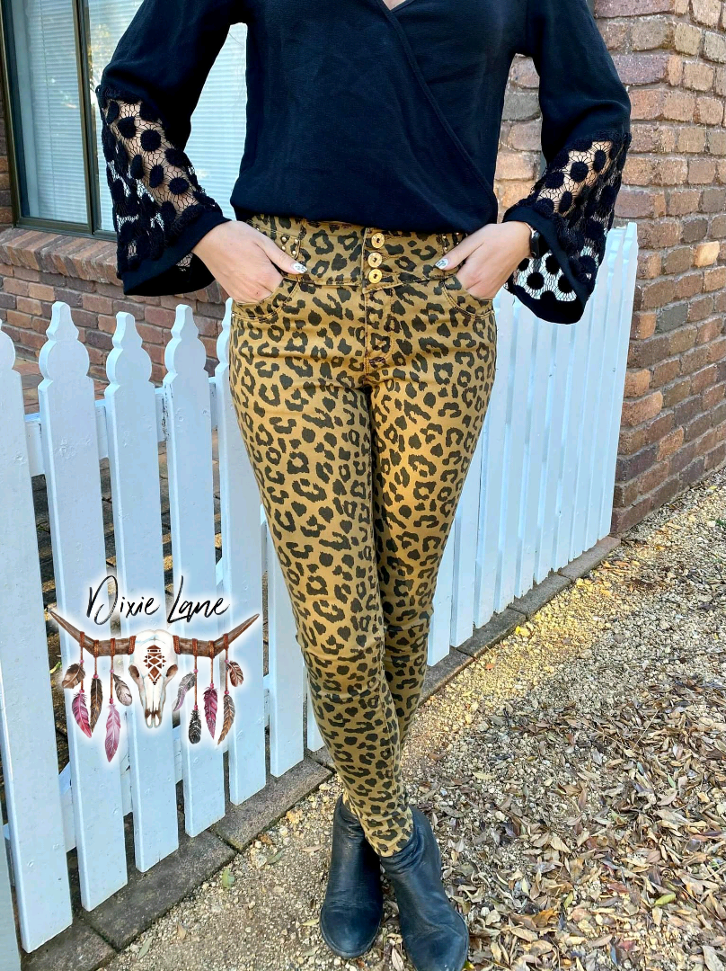 Lola Leopard skinnies