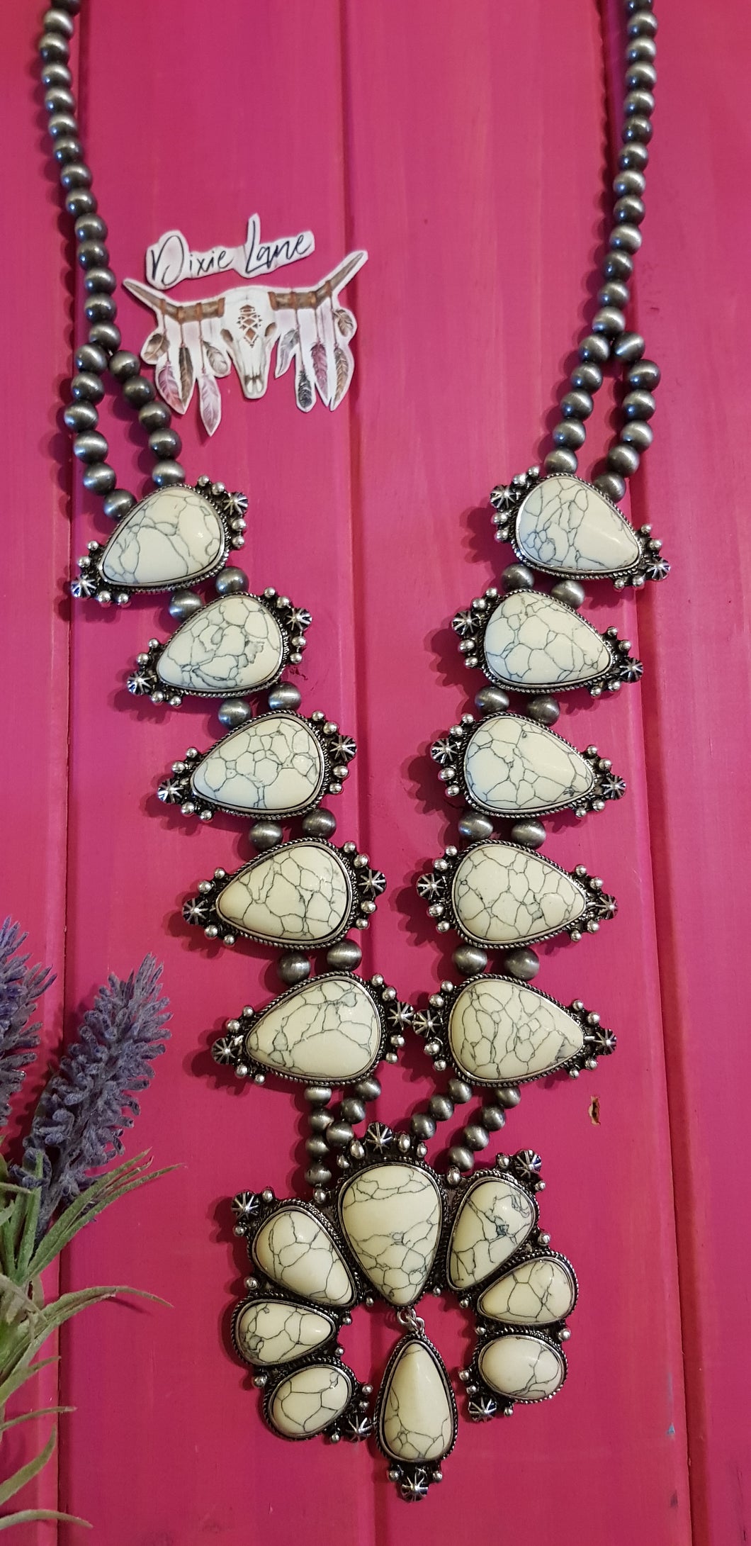 Dixie Squash Blossom Necklace