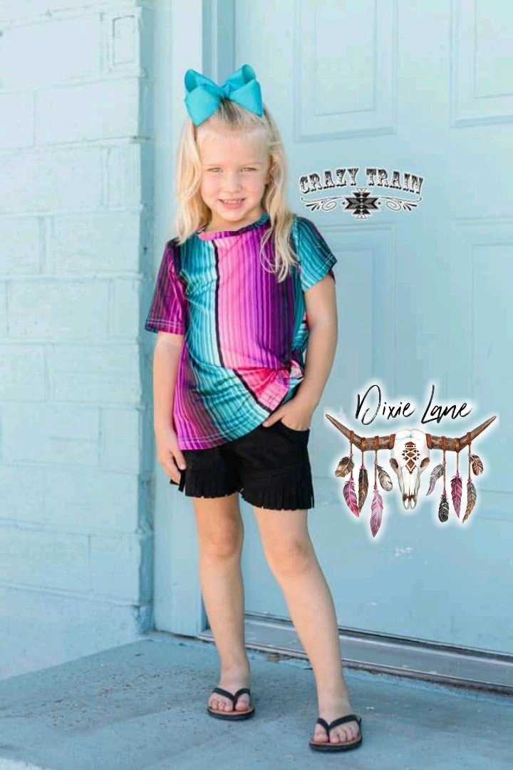 Sweet Serape Knot top