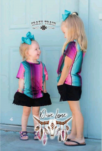 Sweet Serape Knot top