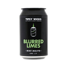 Load image into Gallery viewer, Tipsy Wicks CANdle &quot;BLURRED LIMES&quot; - Mint Mojito
