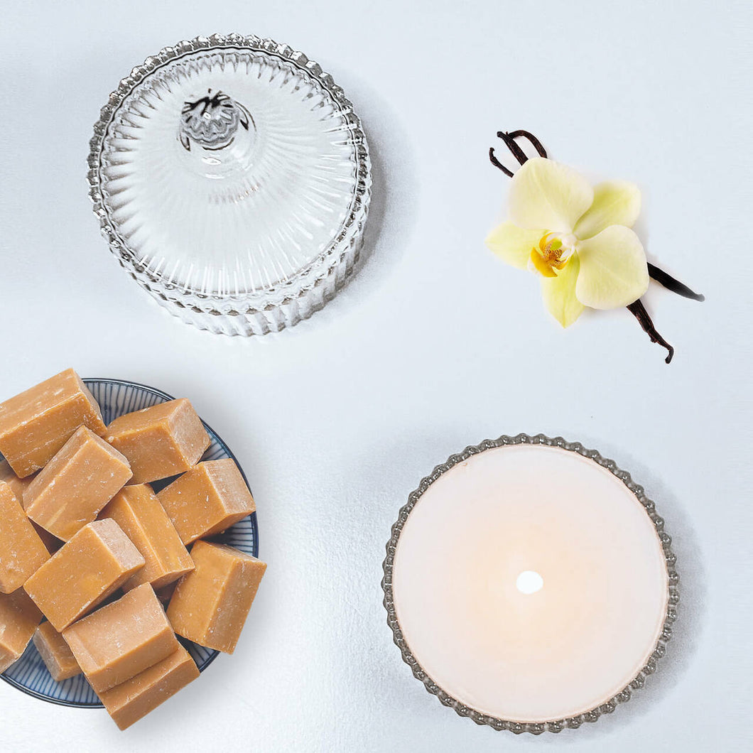 Elegant Candle - Vanilla & Caramel
